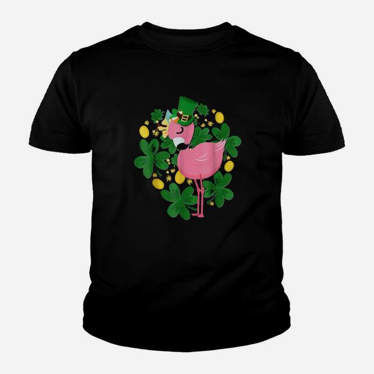Flamingo St Patrick Day Youth T-shirt