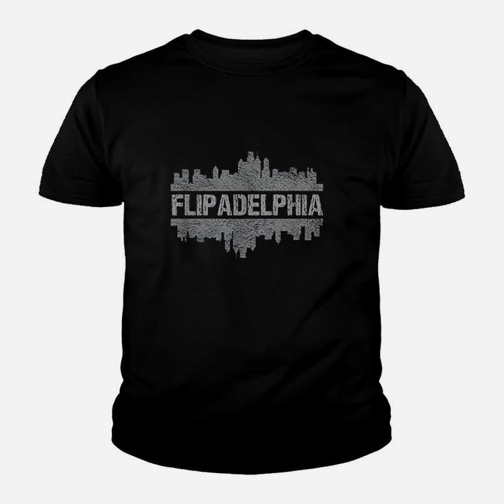 Flipadelphia Because Bad Things Happen In Philadelphia Youth T-shirt