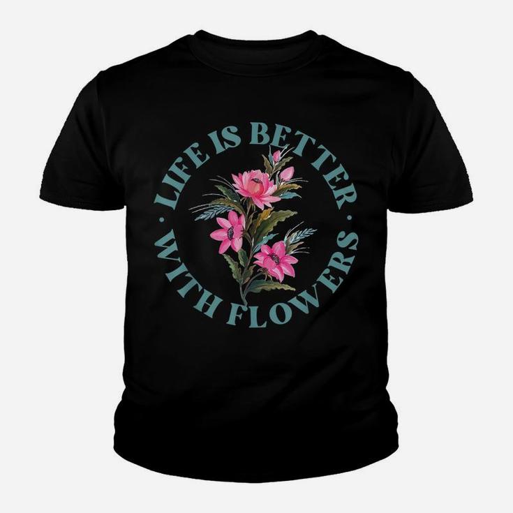 Florist Flower Bouquet Floral Designer Quote Youth T-shirt