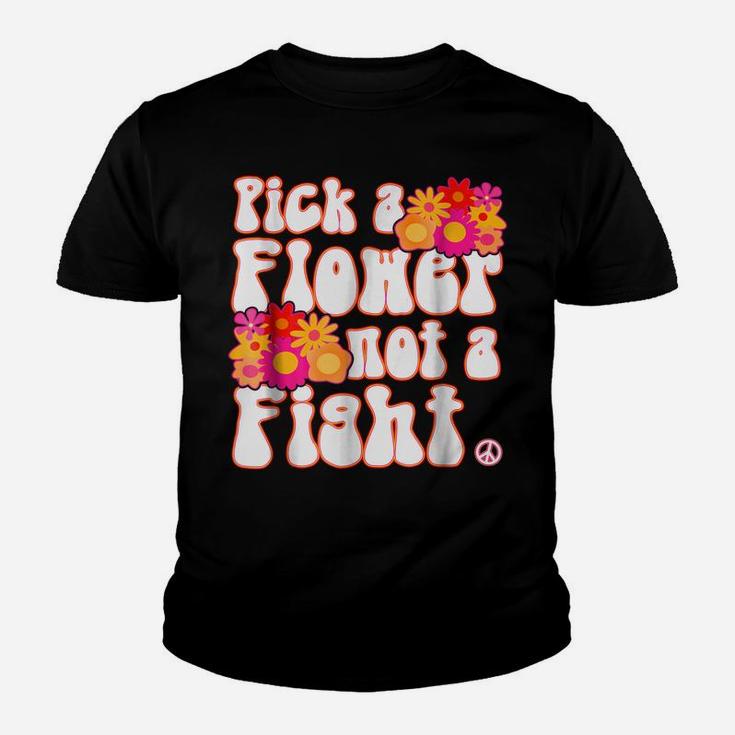 Flower Power Hippy Retro Peace Youth T-shirt