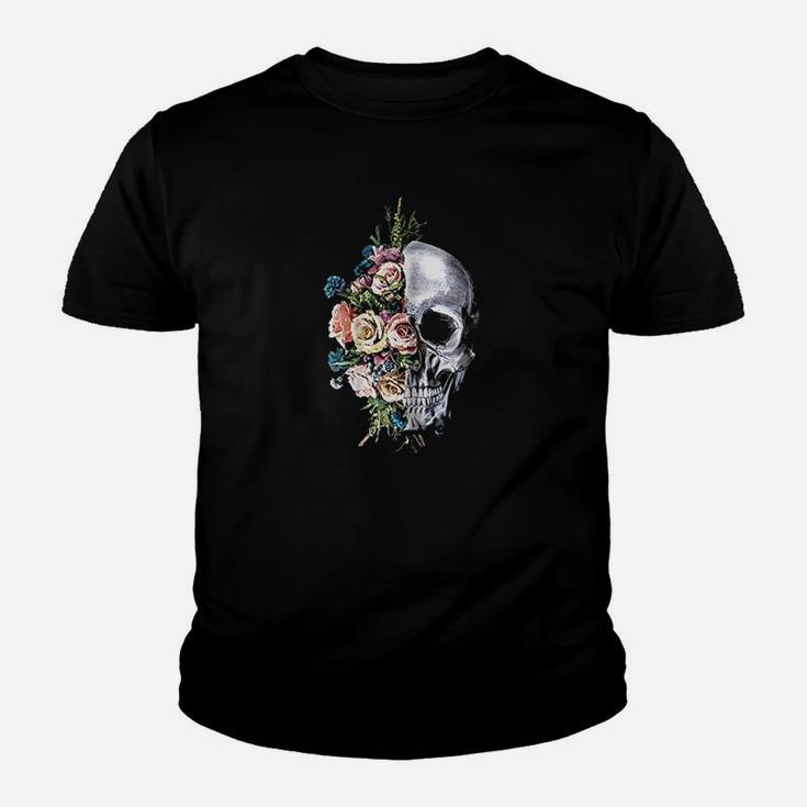 Flower Skull Youth T-shirt