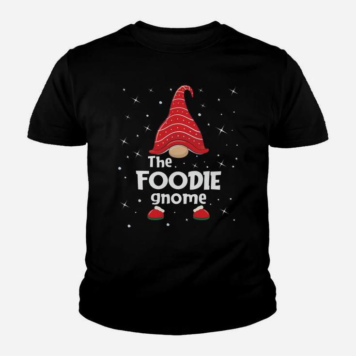Foodie Gnome Family Matching Christmas Funny Gift Pajama Youth T-shirt