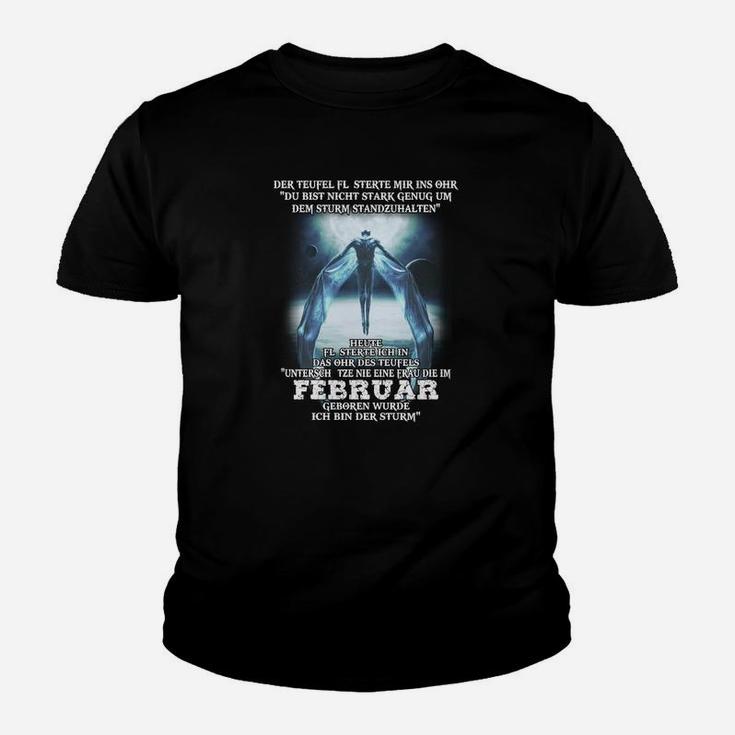 Frau Februar Kinder T-Shirt