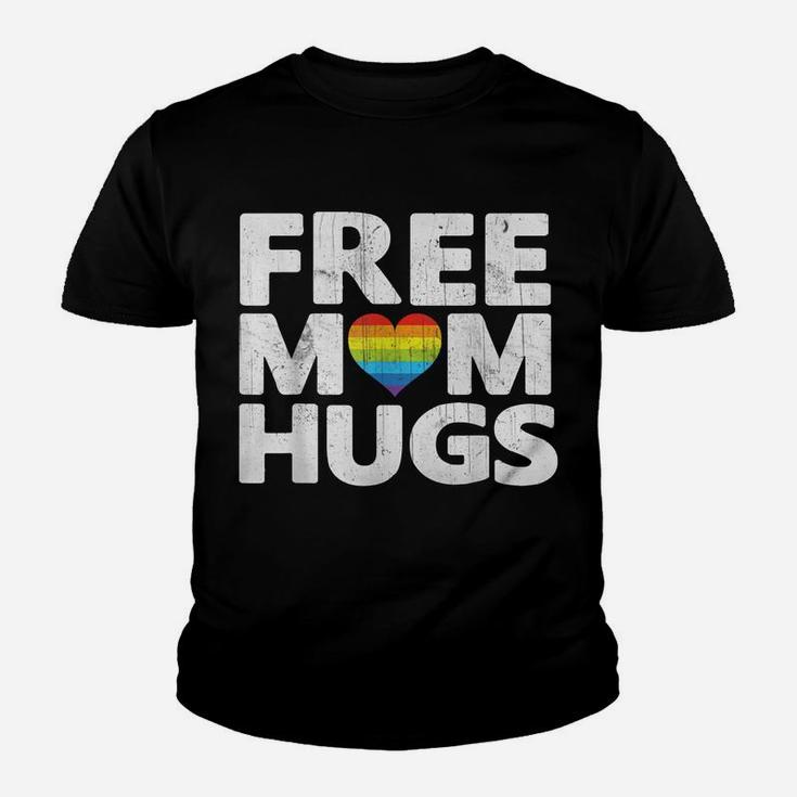 Free Mom Hugs Tshirt, Free Mom Hugs Rainbow Gay Pride Shirt Youth T-shirt