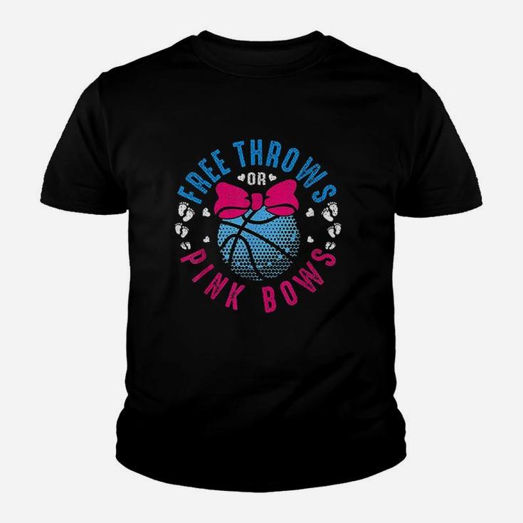 Free Throws Or Pink Bows Youth T-shirt