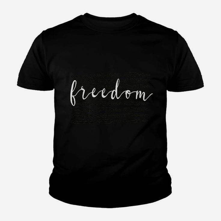 Freedom American Flag Youth T-shirt