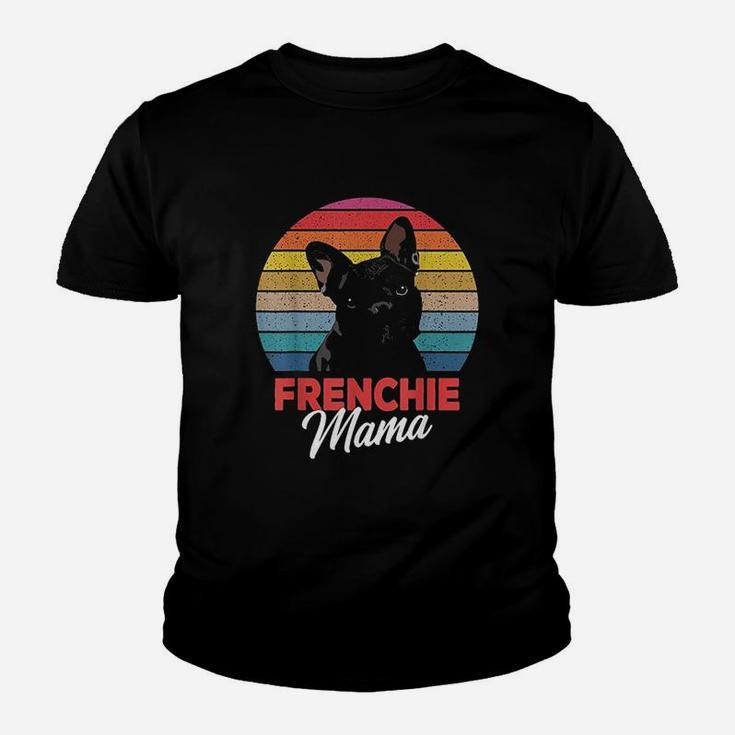 Frenchie Mama Cute French Bulldog Dog Mom Youth T-shirt