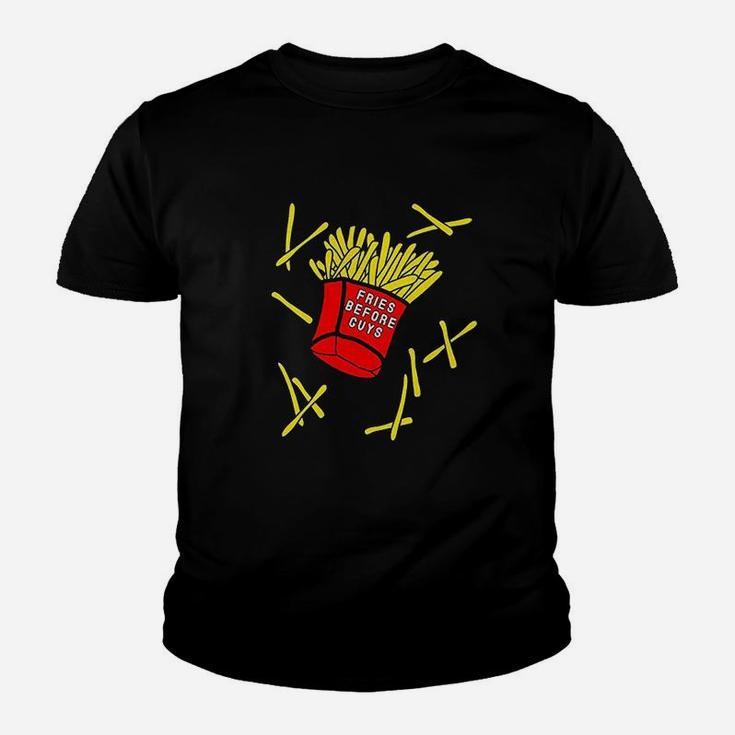 Fries Before Guys Youth T-shirt