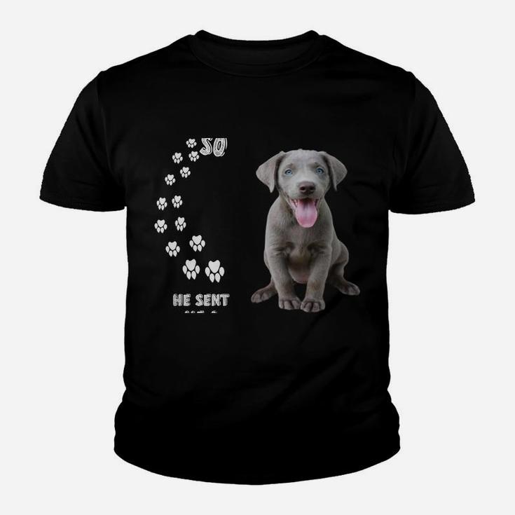Fun Labrador Retriever Dog Mom Dad Costume, Cute Silver Lab Sweatshirt Youth T-shirt