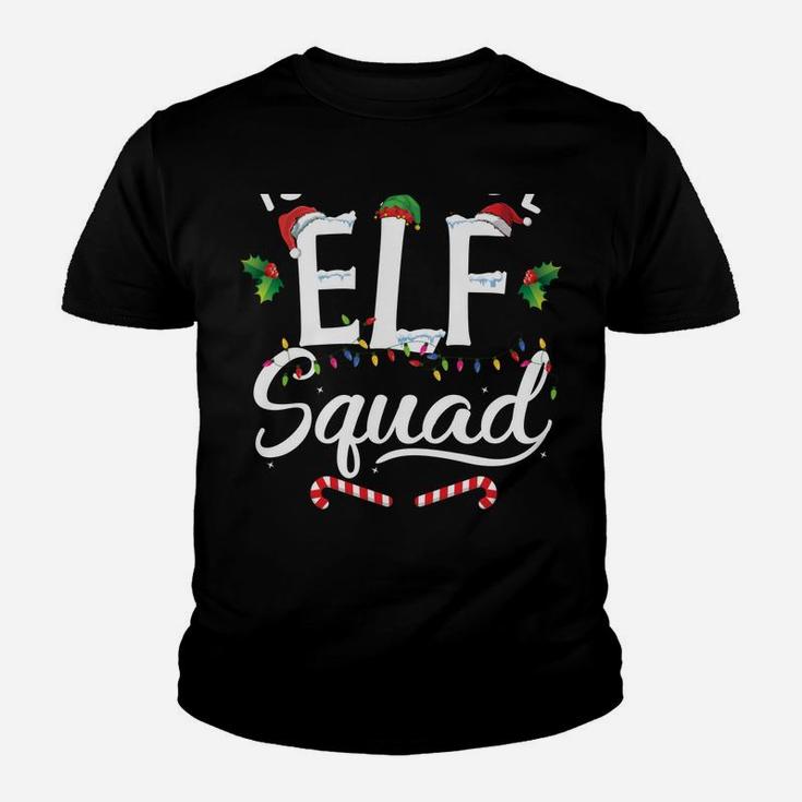 Funny 1St Grade Elf Squad Teacher Student Christmas Gift Sweatshirt Youth T-shirt