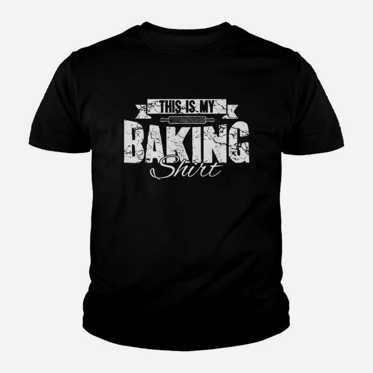 Funny Baker Baking Lover Gift This Is My Baking Youth T-shirt