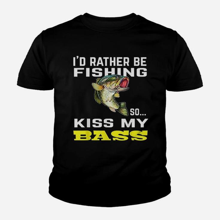 Funny Bass Lake Fishing For Fishing Loving Fisherman Youth T-shirt