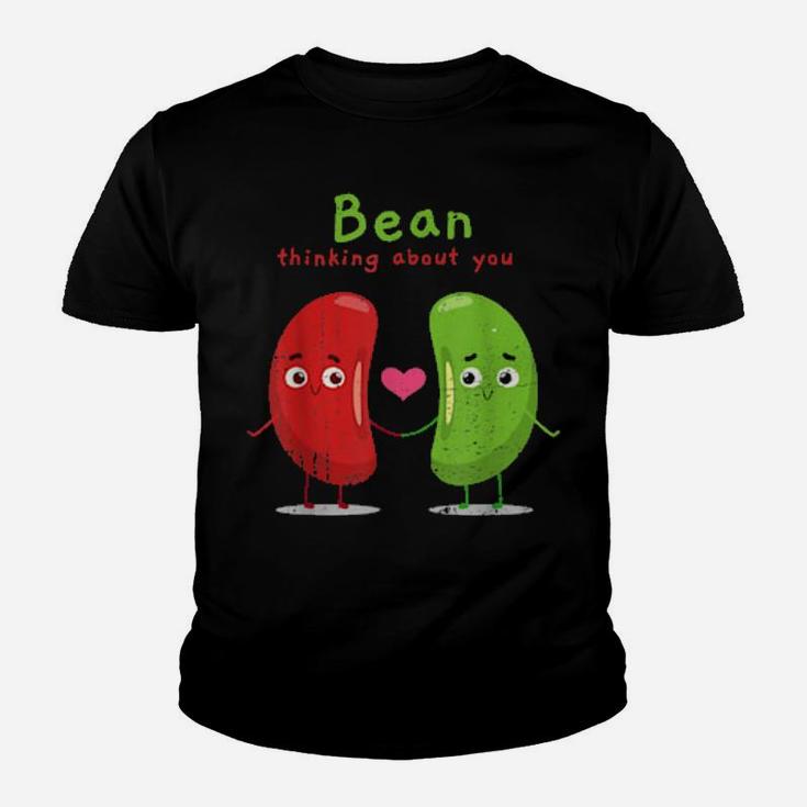 Funny Beans Valentines Day Think Love Youth T-shirt