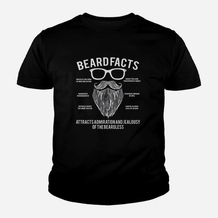 Funny Beard Facts Gift For Beard Lovers Youth T-shirt
