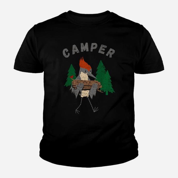 Funny Camping Bird Watcher Youth T-shirt