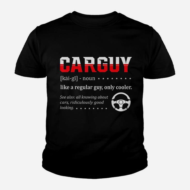 Funny Car Guy Gift Car Guy Definition Youth T-shirt