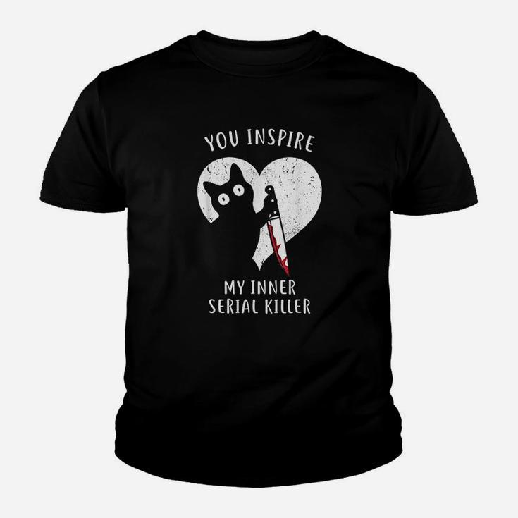 Funny Cat In Heart You Inspire Me Gifts For Cat Lovers Youth T-shirt