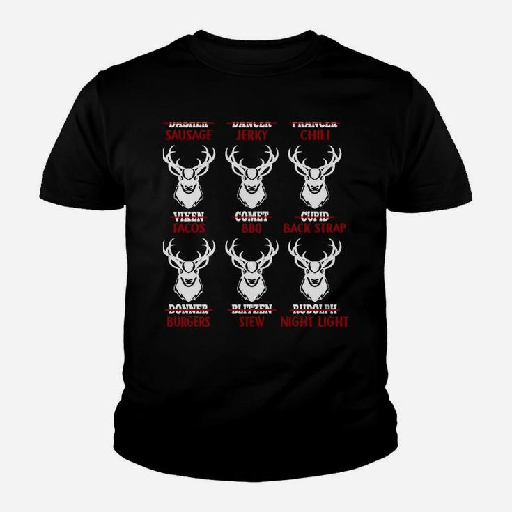 Funny Christmas Deer Bow Hunting Santa Men Women Hunter Gift Sweatshirt Youth T-shirt