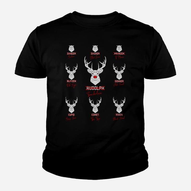 Funny Christmas Deer Bow Hunting Santa Ugly Xmas Hunter Gift Sweatshirt Youth T-shirt