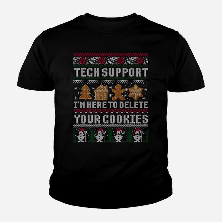 Funny Christmas Tech Support Shirt Computer Programmer Gift Sweatshirt Youth T-shirt