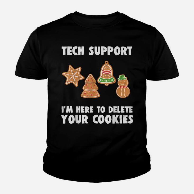 Funny Christmas Tech Support Shirt Computer Programmer Youth T-shirt