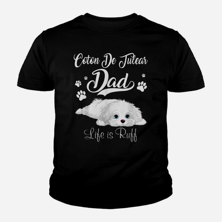 Funny Coton De Tulear Dad Father Day Lover Dog Youth T-shirt