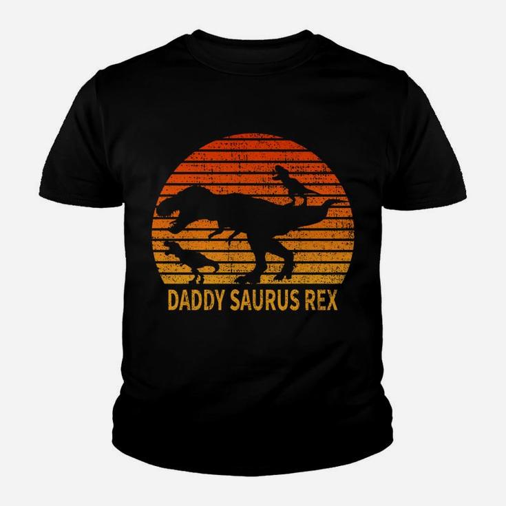 Funny Daddy Saurus Rex Dad Father Retro Vintage Sweatshirt Youth T-shirt