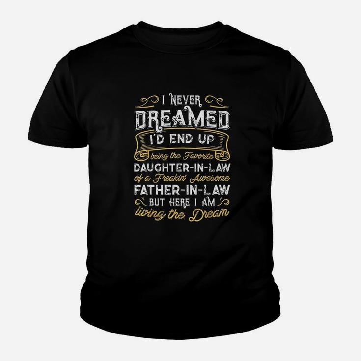 Funny Daughter In Law Of A Freaking Awesome Father In Law Youth T-shirt