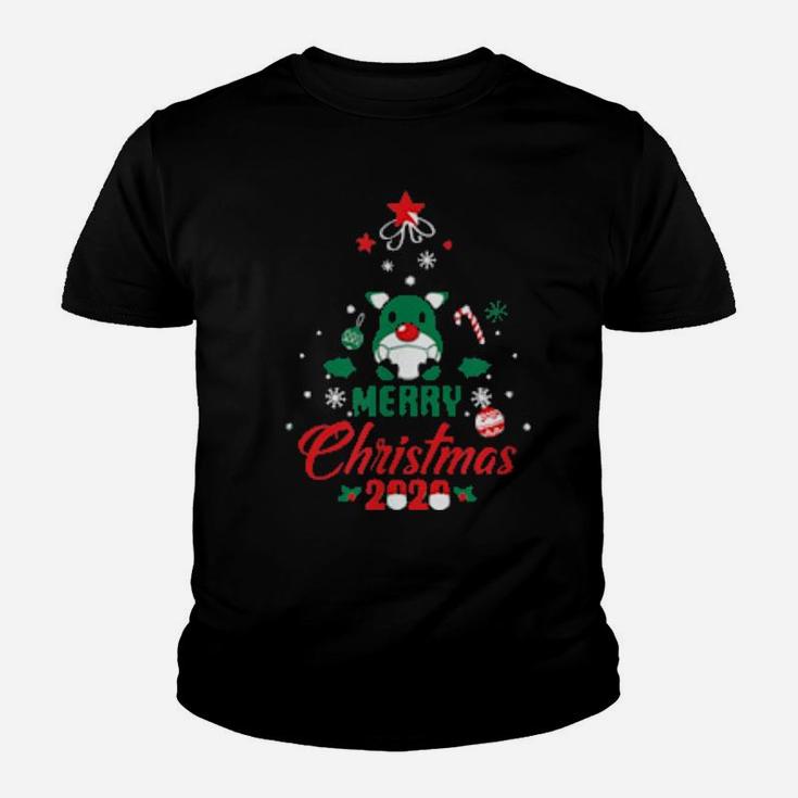 Funny Deer Design Hunters All Of Santa's Reindeer Design Youth T-shirt