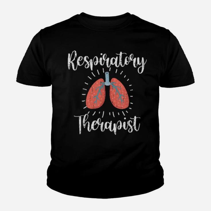 Funny Distressed Vintage Respiratory Therapist Youth T-shirt