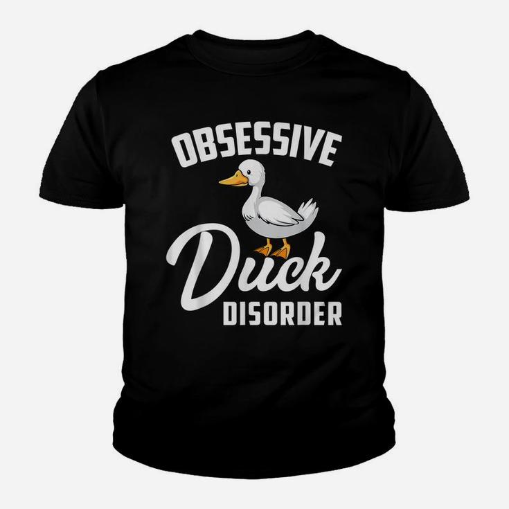 Funny Duck Hunting Birthday Odd Obsessive Duck Disorder Gift Youth T-shirt