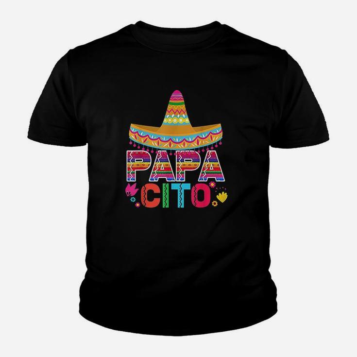 Funny Fathers Day Gift For Men Papacito Dad Youth T-shirt