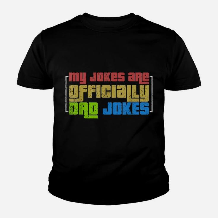 Funny Fathers Day Gift Idea Punny Daddy Dad Jokes Youth T-shirt