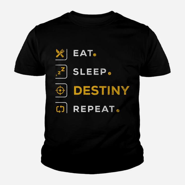 Funny Gamer Christmas Gift Eat Sleep Destiny Sweatshirt Youth T-shirt
