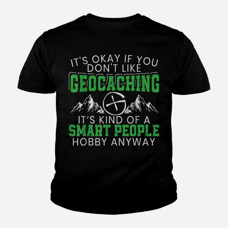 Funny Geocaching Outdoor Activity Treasure Hunting Gps Youth T-shirt
