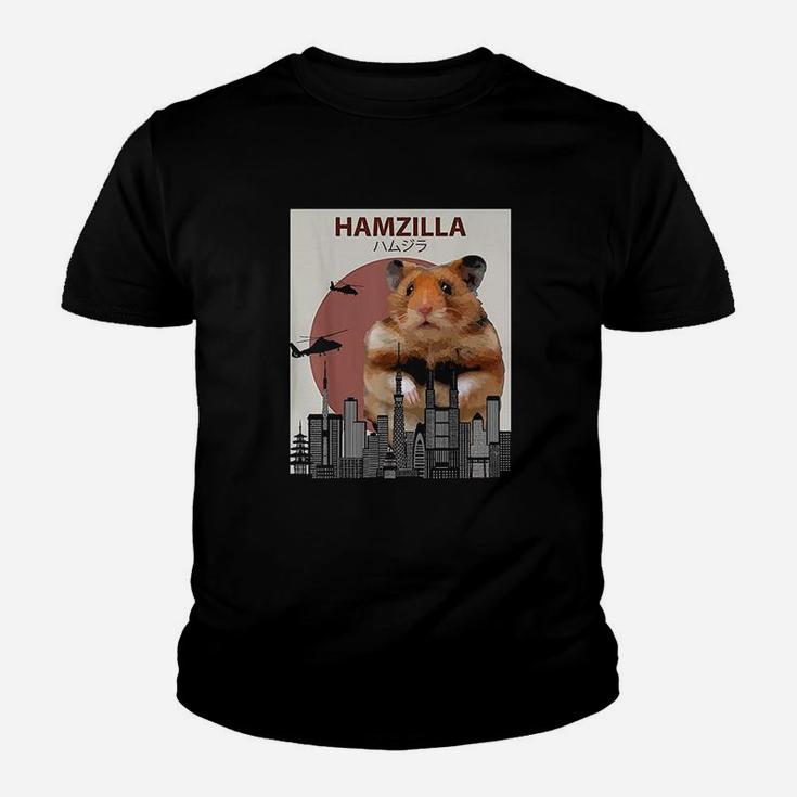 Funny Hamster Hamzilla- Cute Gift For Hamster Lovers Youth T-shirt