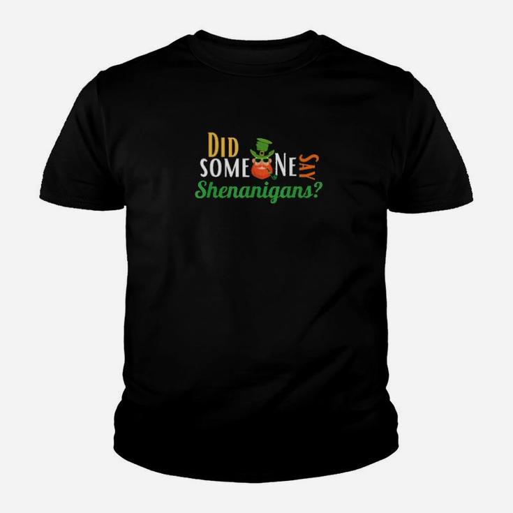 Funny Irish Holiday Shenanigans Leprechaun St Patricks Day Youth T-shirt