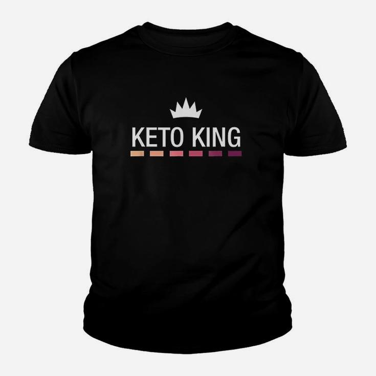 Funny Keto Keto King Ketosis Ketone Lifestyle Gift Youth T-shirt