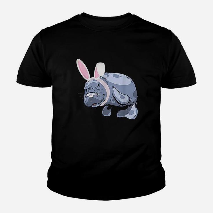 Funny Manatee Easter Bunny Youth T-shirt