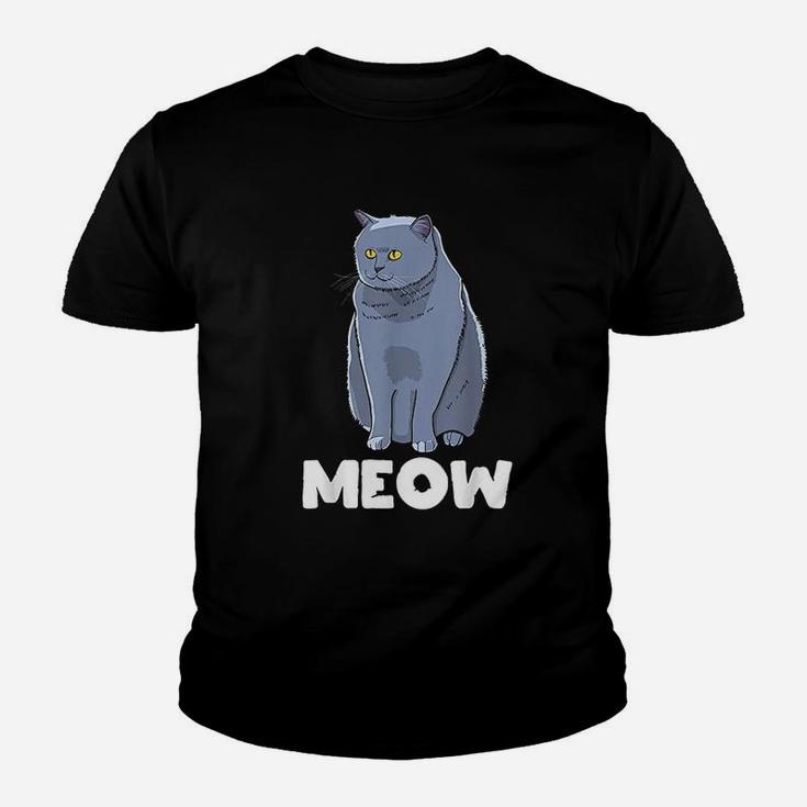 Funny Meow Cat Lady And Cats Kittens People Men Women Youth T-shirt