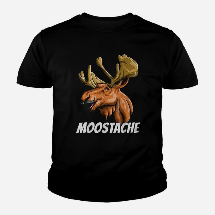 Funny Moostache Dad Youth T-shirt