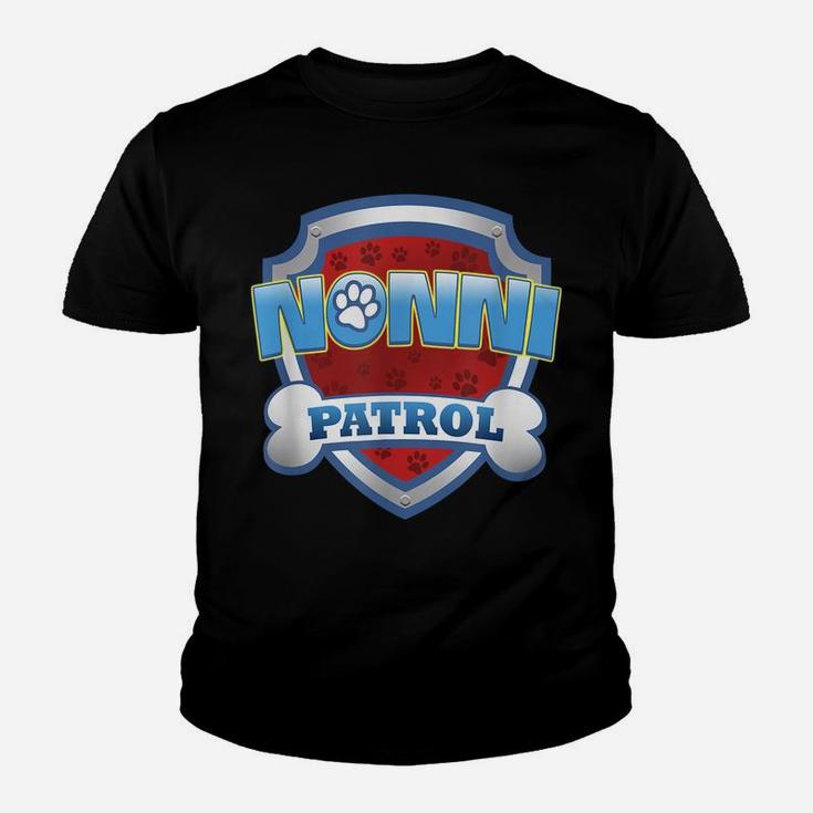 Funny Nonni Patrol - Dog Mom, Dad For Men Women Youth T-shirt