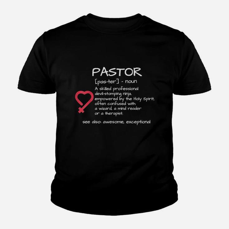 Funny Pastor Definition Religious Gift Youth T-shirt