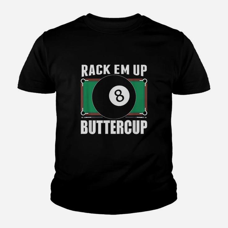 Funny Pool Player Billiards Gift Rack Em Up Youth T-shirt
