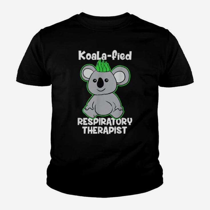 Funny Respiratory Therapist Koala Bear Youth T-shirt