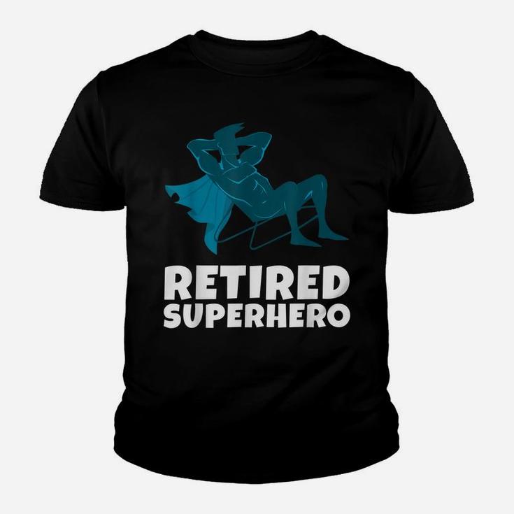 Funny Retired Superhero  Retirement Legend Tee Youth T-shirt