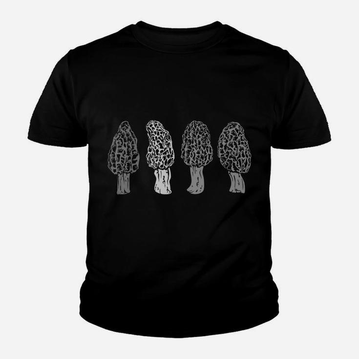 Funny Retro Morel Mushroom Hunting Gift For Men Women Hunter Youth T-shirt