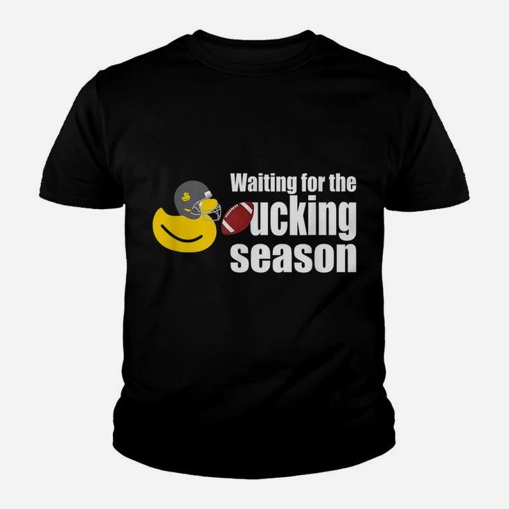 Funny Rubber Duck With Football Helmet Youth T-shirt