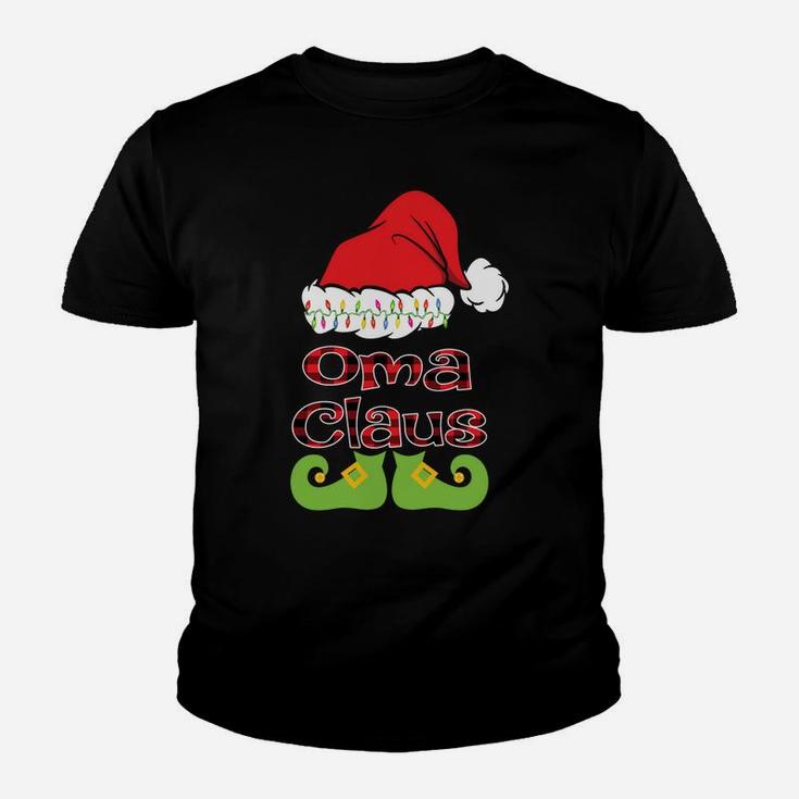 Funny Santa Oma Claus Christmas Matching Family Sweatshirt Youth T-shirt