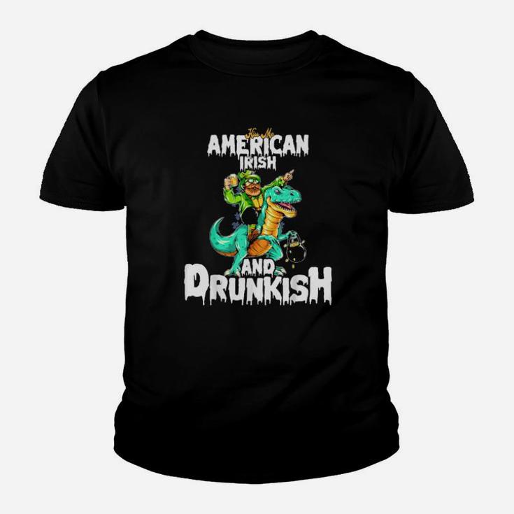 Funny St Patricks Day Kiss Me Im Irish American Irish Youth T-shirt